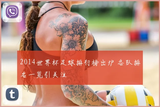 2014世界杯足球排行榜出炉 各队排名一览引关注